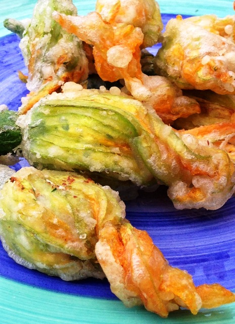 zucchini flowers battered