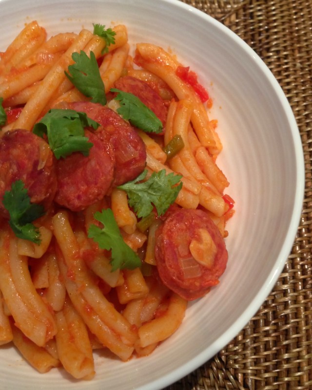 chorizo pasta