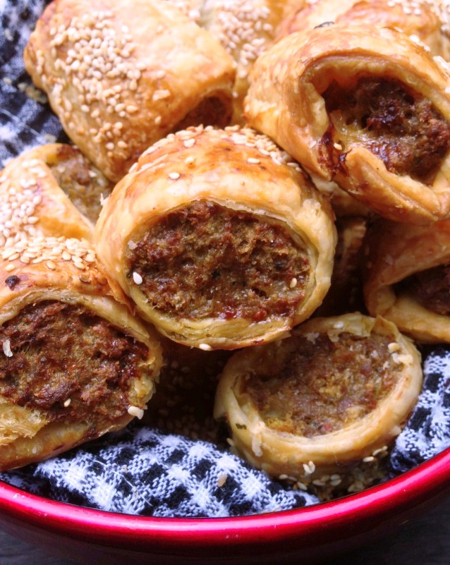 lamb sausage rolls