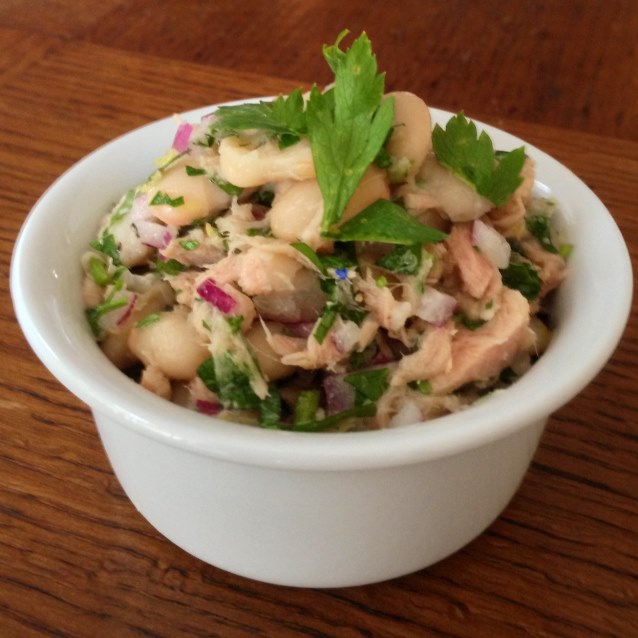 tunacannnellinibeansalad