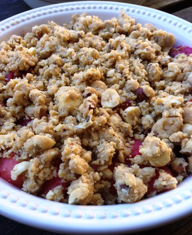Appleand RhubarbCrumble