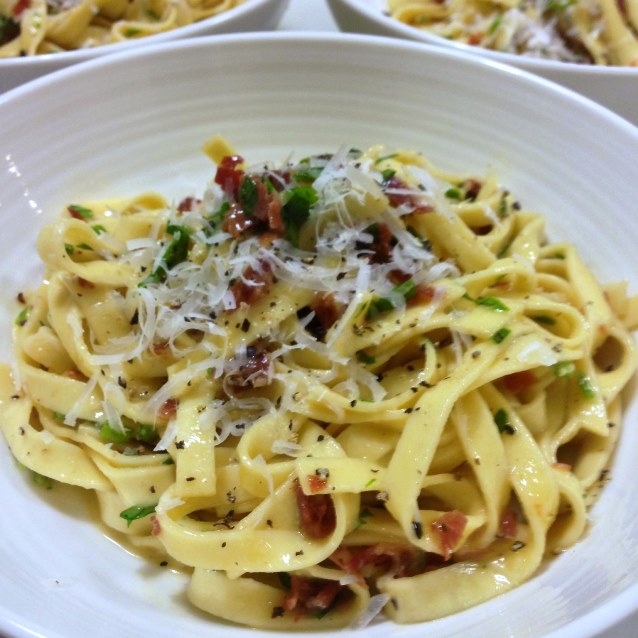 Fettucine Carbonara