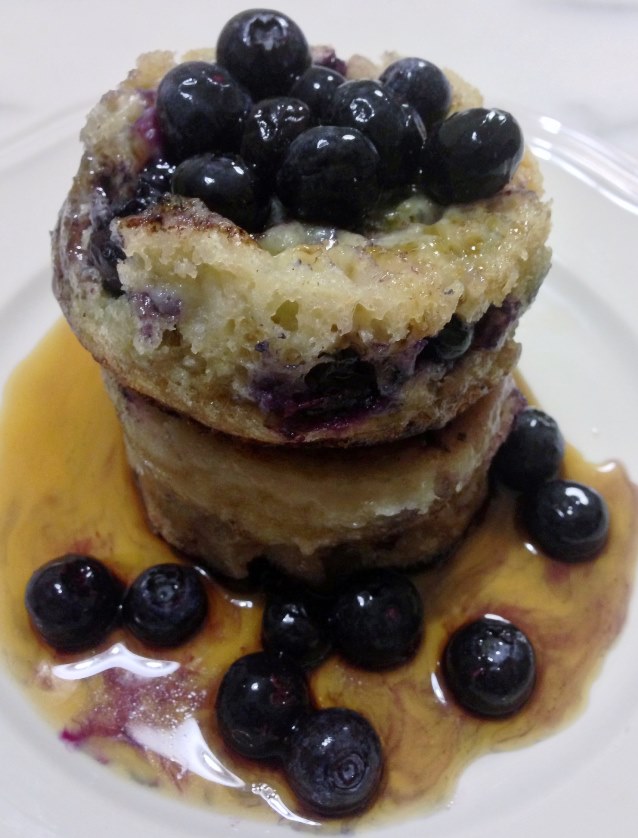 Blueberry Buttermilk Crumpets