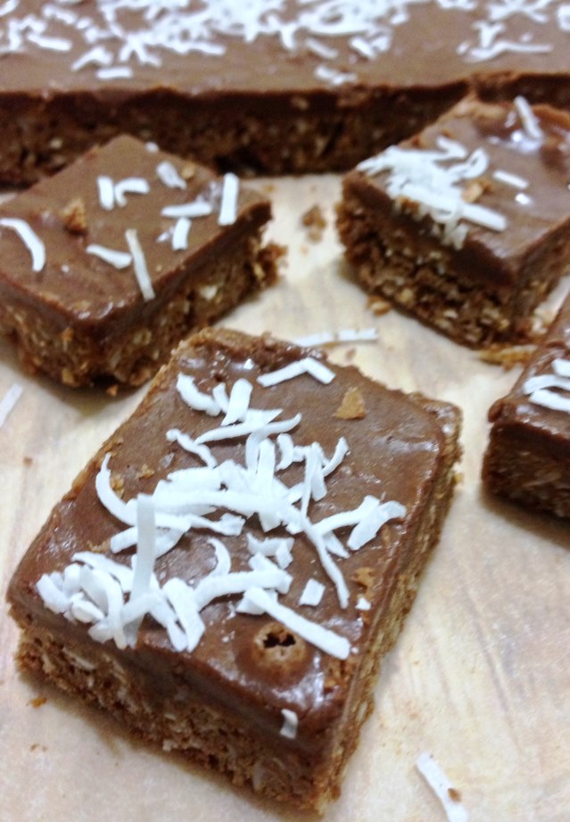 Chocolate Coconut Slice