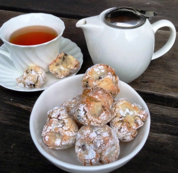 Sour Cherry  Amaretti Biscuits