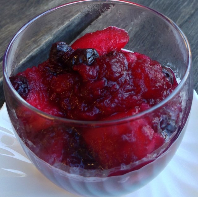 Blueberry and Apple Compote
