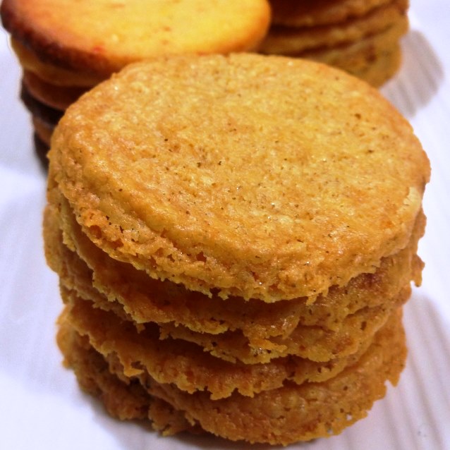 Baked Cheddar Cheese Biscuits.