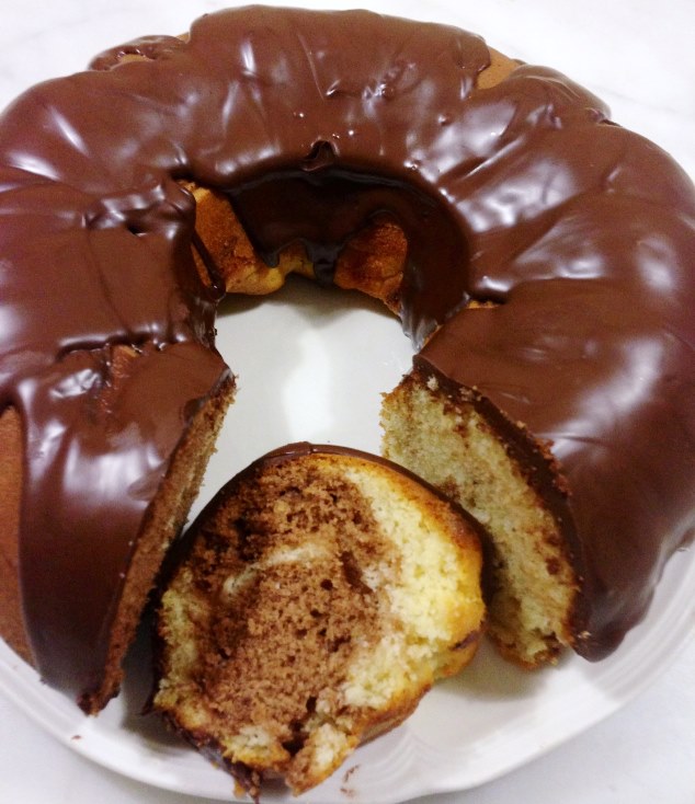 Chocolate Vanilla Marble Bundt Cake