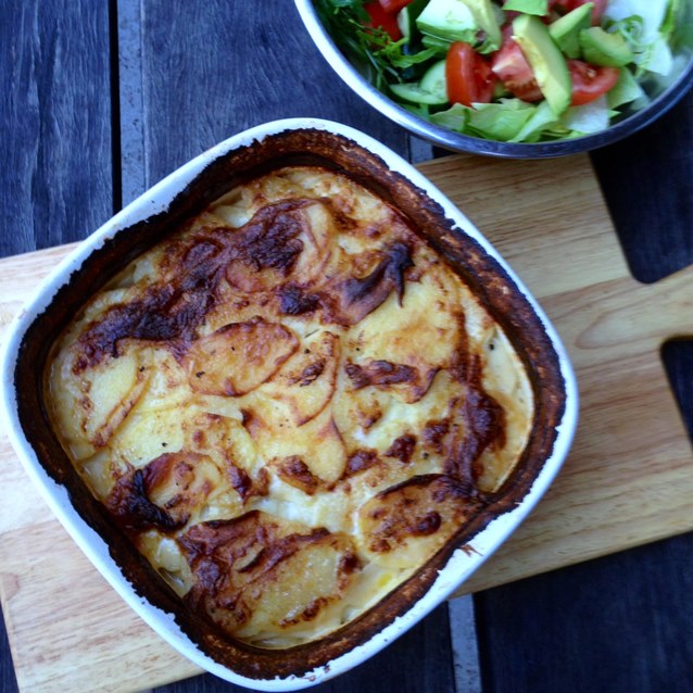 Slow Baked Potato Gratin