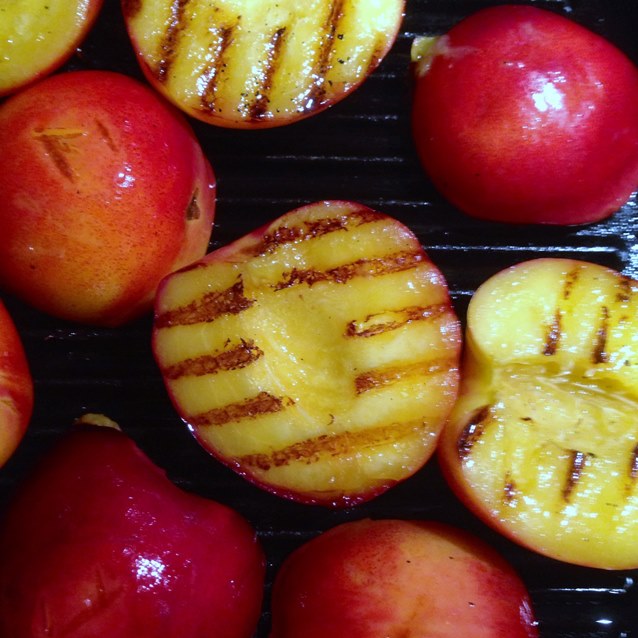 Grilled Nectarines