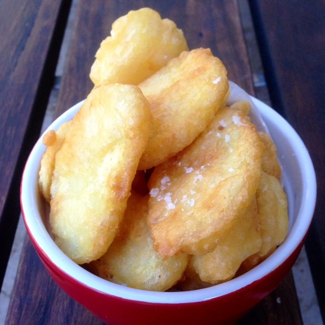 Beer Battered Potato Scallops
