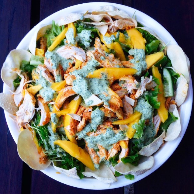 Tandoori Chicken and Fresh Mango Salad