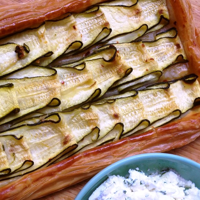 Zucchini Tart With Feta
