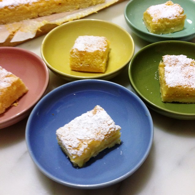 Lemon Sponge Squares