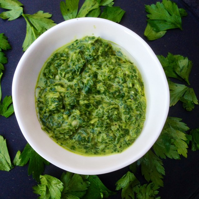 Fresh Parsley And Chive Sauce