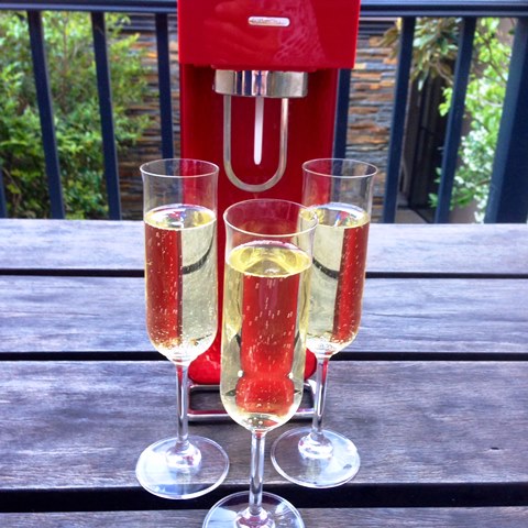 Bubbly Sham-Pagne. Methode SodaStream.