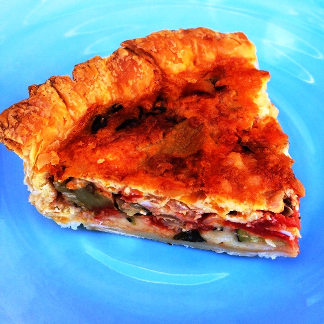 Deep Dish Mediterranean Ratatouille Quiche