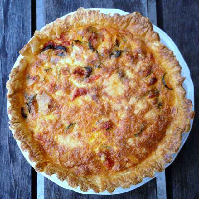 Deep Dish Ratatouille Quiche