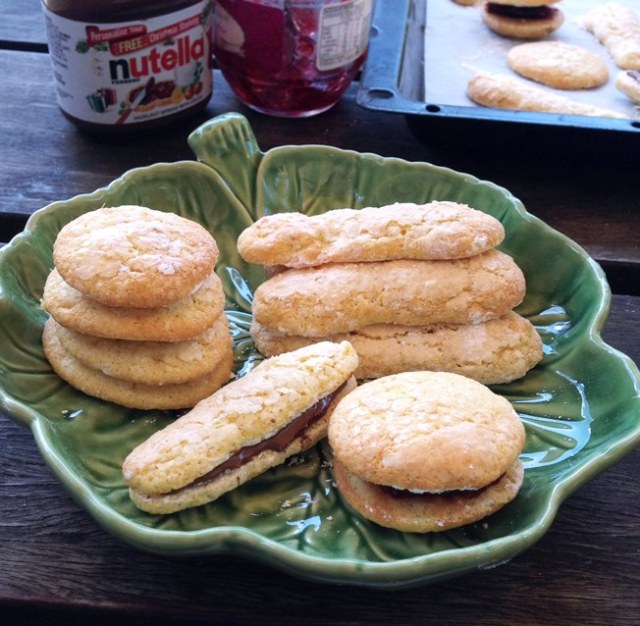 Savoiardi. Italian Sponge Finger Biscuits