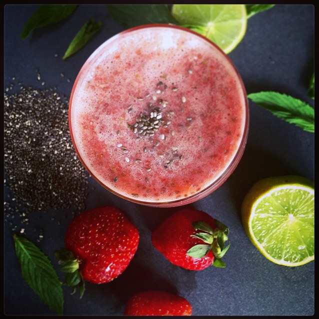 Strawberry Chia Fresca