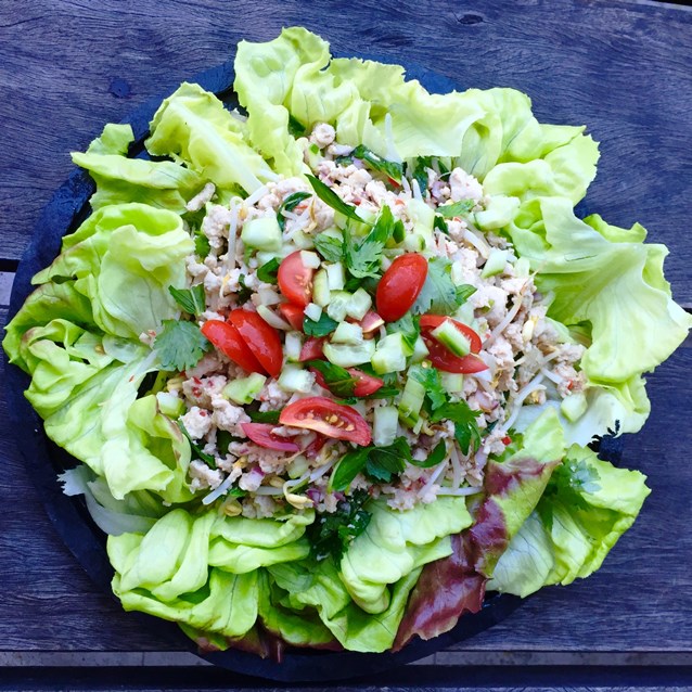 Larb Gao.Thai Chicken Salad