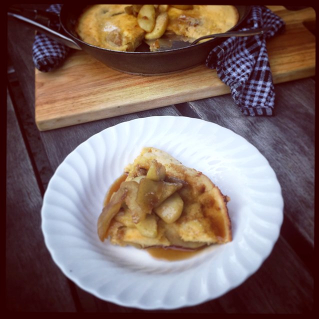 Caramelised Apple Dutch Baby Pancake