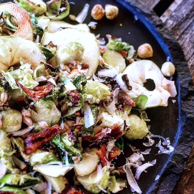Roasted Brussels Sprout Salad