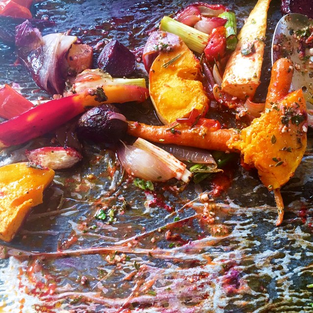 Warm Winter Roast Root Vegetables
