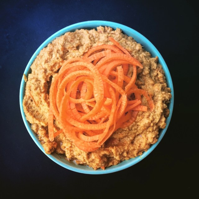 Sweet Roasted Carrot Hummus